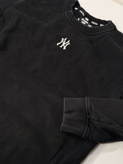 New Era NY Yankees Black Crewneck Kids 11-12Y