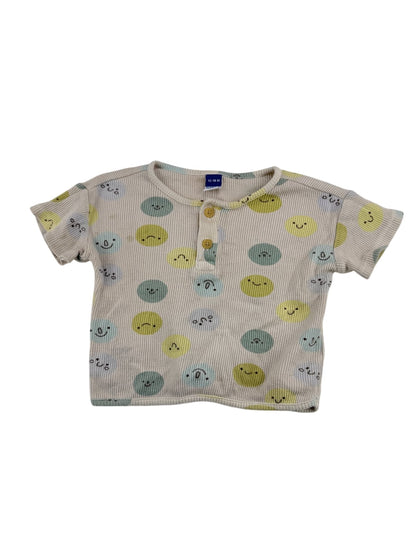 Old Navy Smiley Face Waffle Set 12-18M