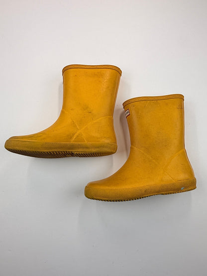 Hunter First Classic Yellow Rain Boots Size 3