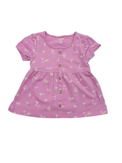 OshKosh B'gosh Floral Butterfly Pink Dress 3T