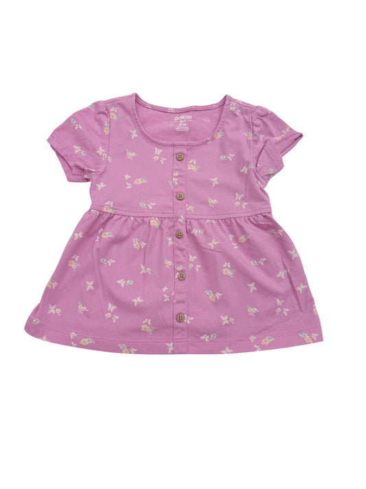 OshKosh B'gosh Floral Butterfly Pink Dress 3T