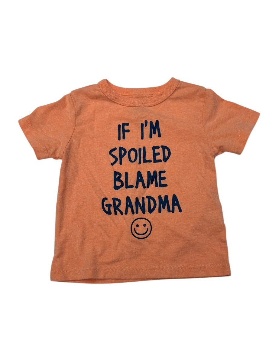 Children's Place Spoiled By Grandma Shirt 12-18m
