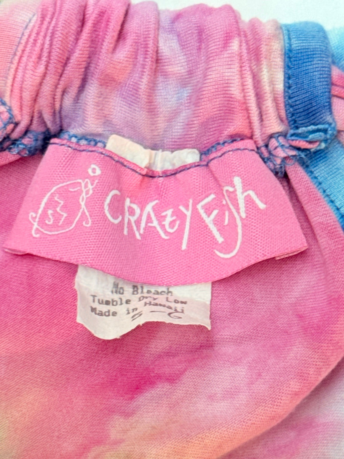 Crazy Fish Tie-Dye Batik Sundress Size 5-6