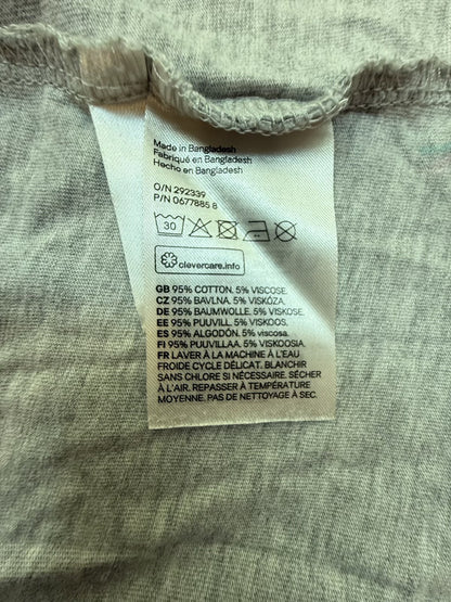 H&M Gray Unicorn Print Dress Size 4-6Y