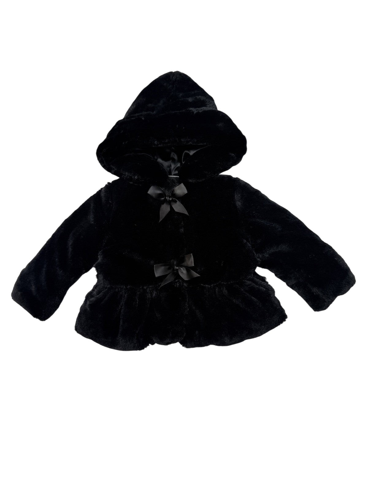 BCX Girl Faux Fur Hooded Coat 2T