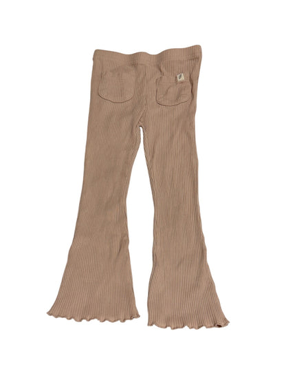 Easy Peasy Ribbed Flare Pants Light Pink 4T