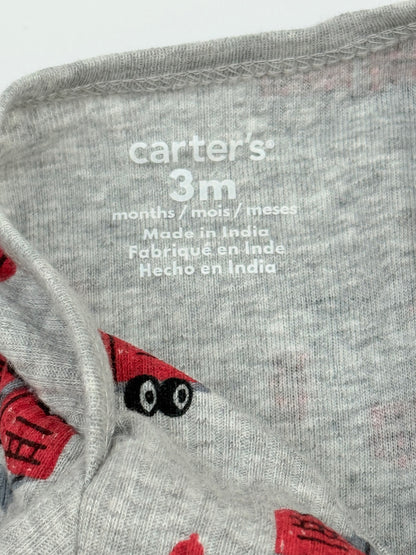 Carter's Fire Truck Print Bodysuit 3M