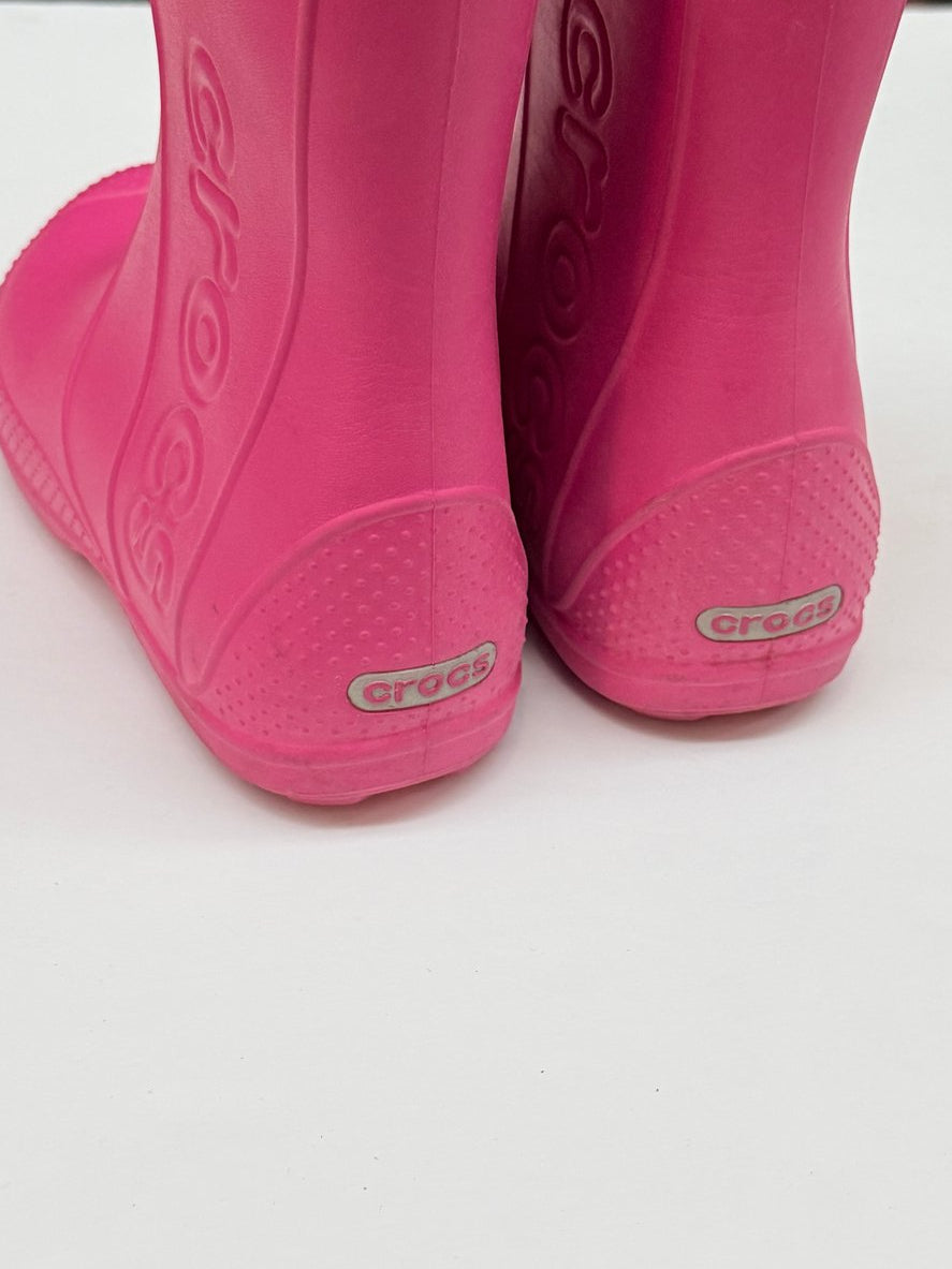 Crocs Handle It Pink Rain Boots