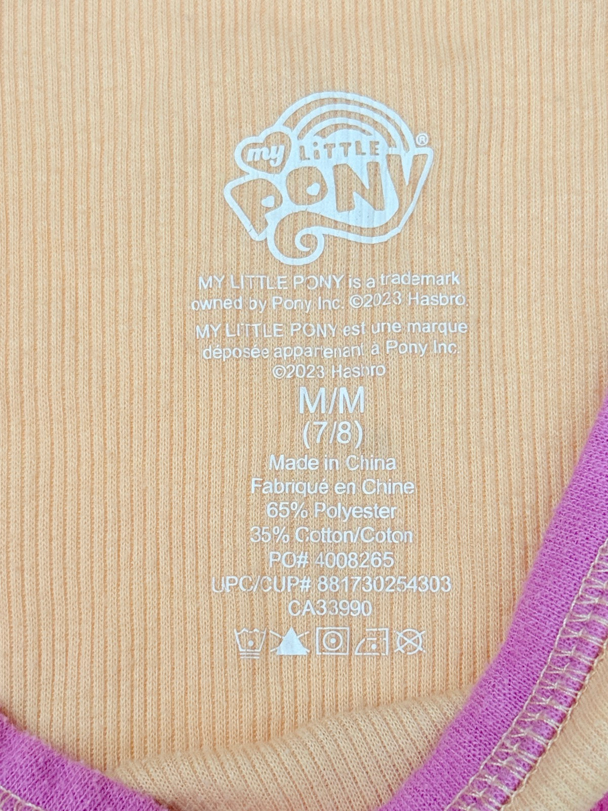 My Little Pony Sunshine Tank Top 7/8