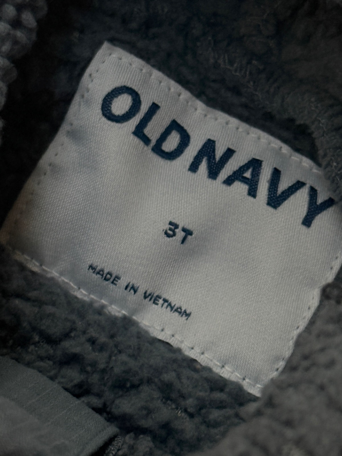 Old Navy Sherpa Fleece Zip Jacket 3T