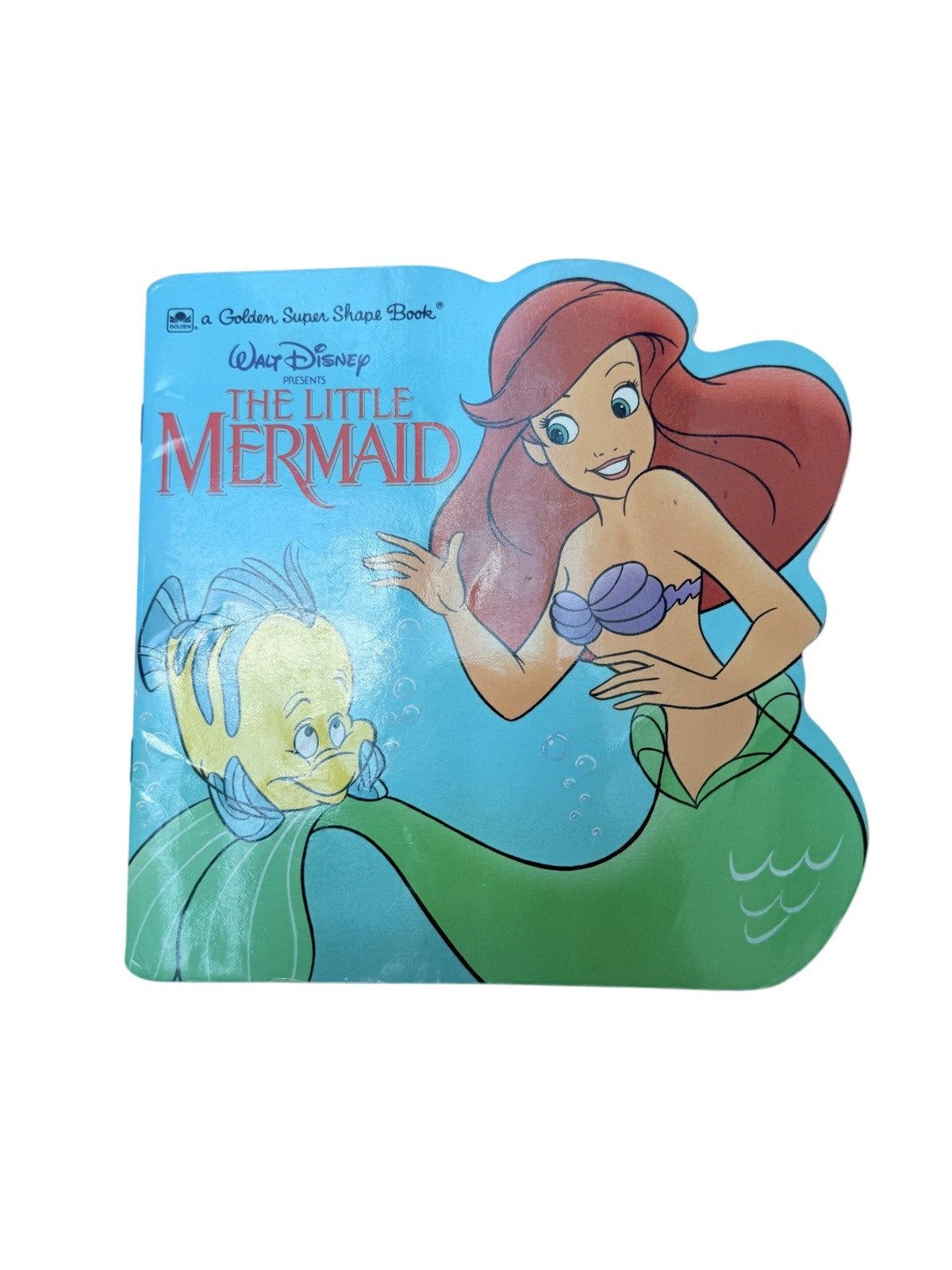 1990’s The Little Mermaid Golden Super Shape Book