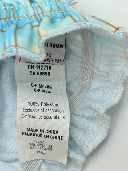 Baby Ganz Wee Western Diaper Cover 0-6M