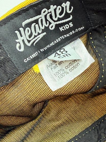 Headster Kids Yellow 5-Panel Cap 48cm