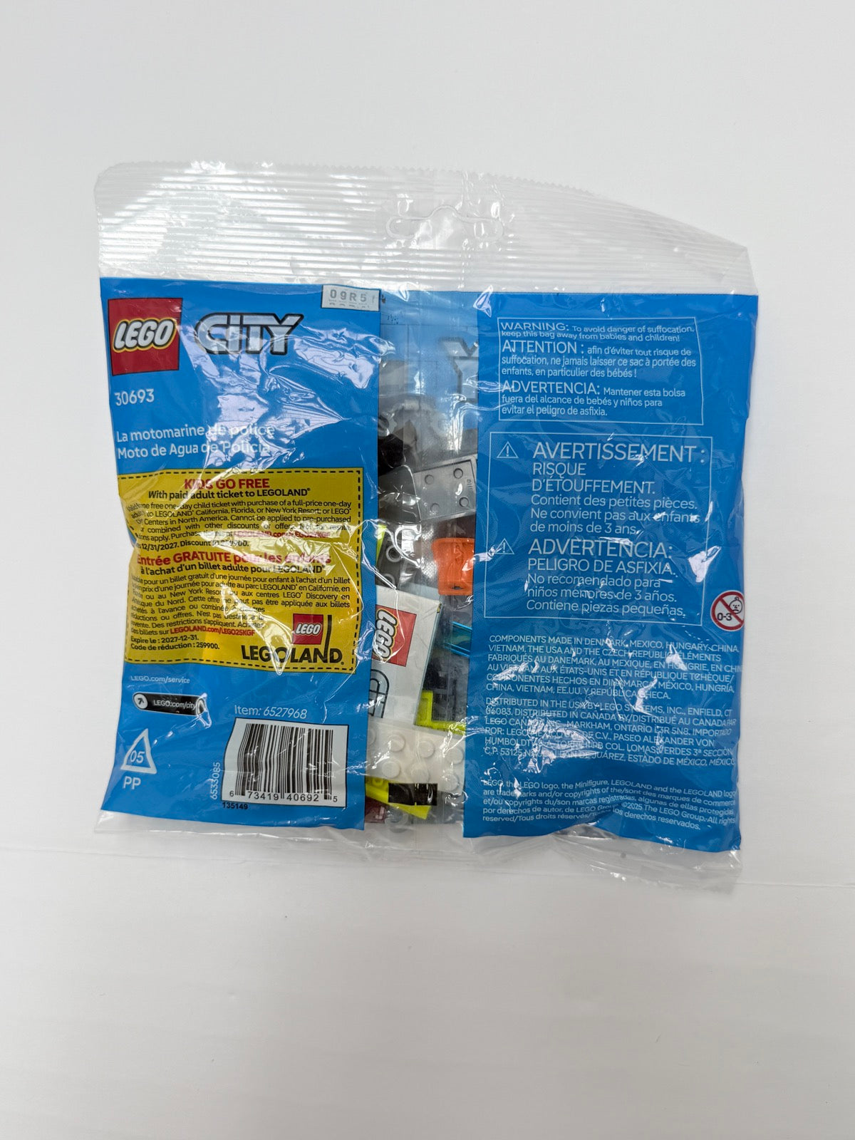 NWT - LEGO City Police Water Scooter 30693