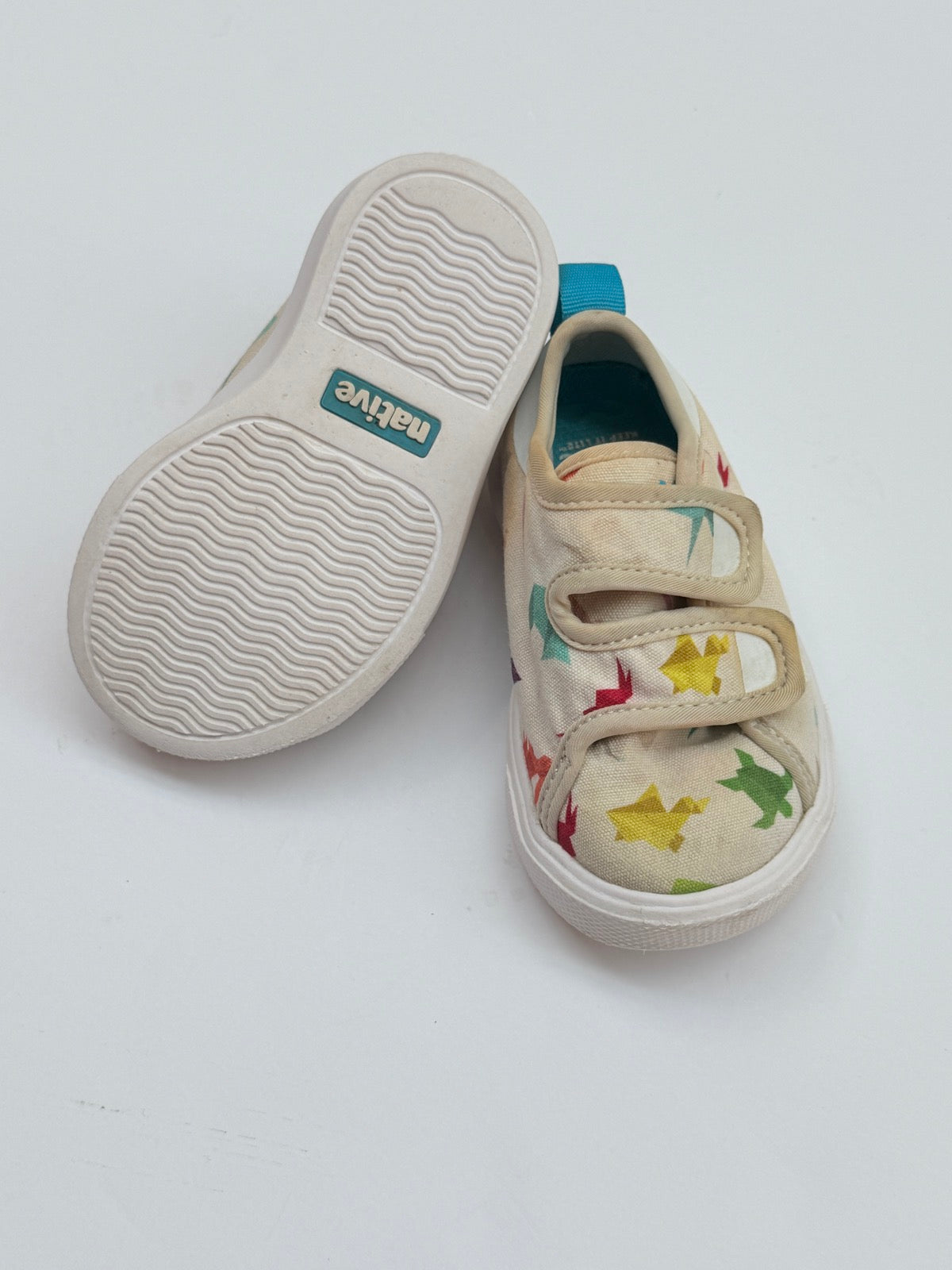 Native Shoes Origami Bird Print Sneakers Size 6