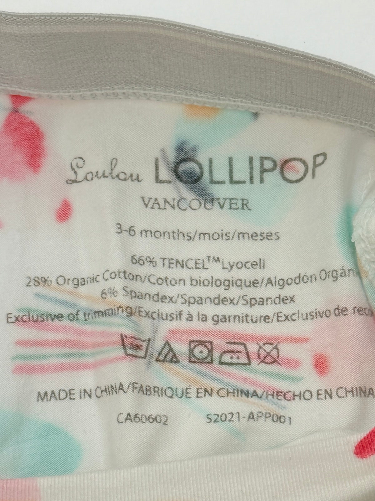 Loulou Lollipop Butterfly Print Leggings 3-6M