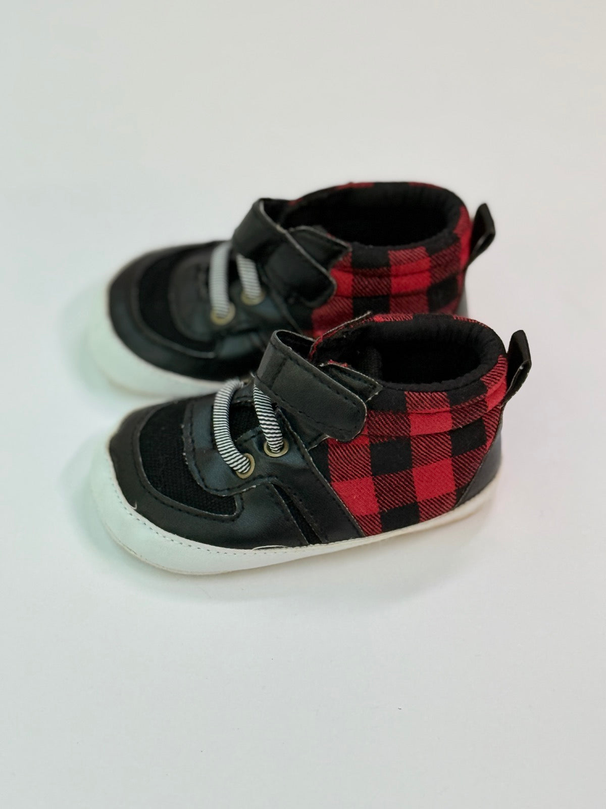 Carter's Buffalo Plaid Sneakers 6-9m