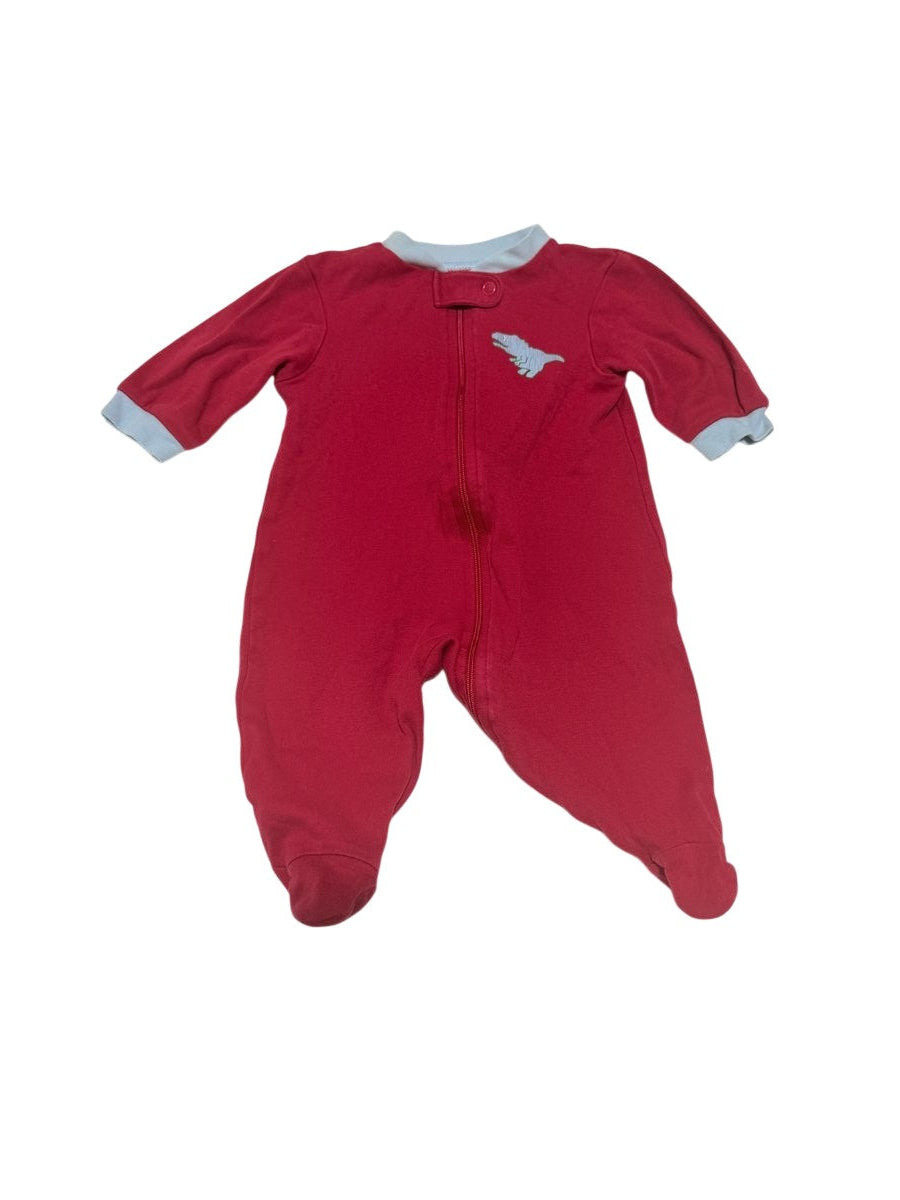 George Baby Red Dinosaur Sleeper 0-3M