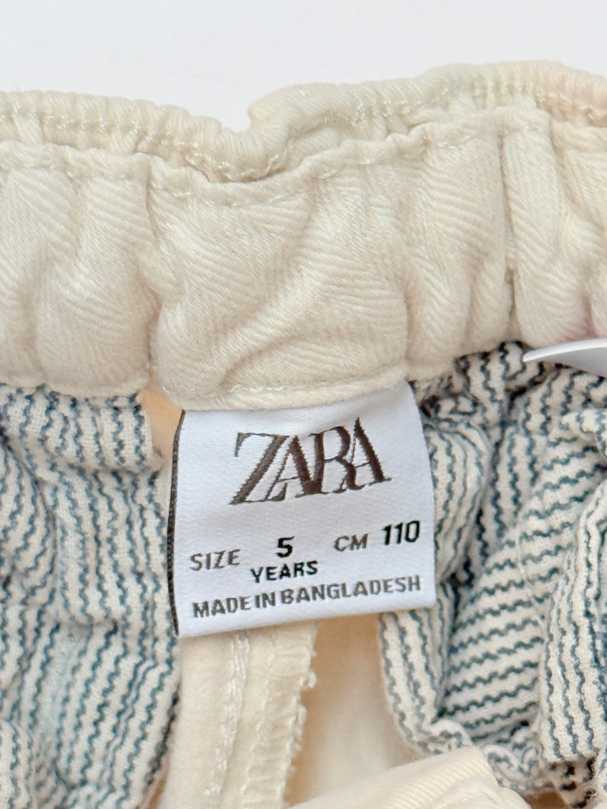 Zara Beige Chino Shorts Size 5Y