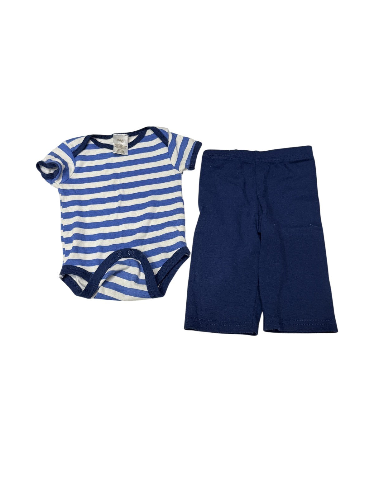 Chick Pea Striped Onesie & Pants Set 3-6M