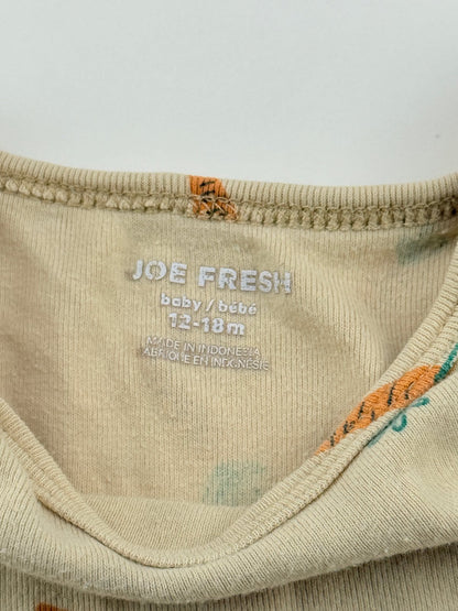 Joe Fresh Carrot Print Bodysuit 12-18M