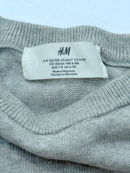 H&M Gray Crewneck Sweater Size 6-8Y