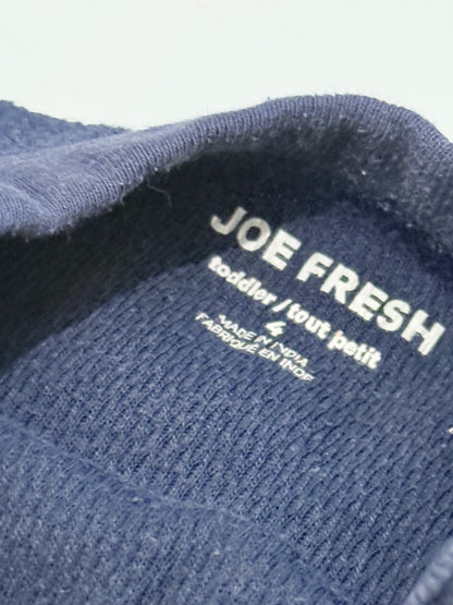 Joe Fresh Halloween Spider Thermal Top Size 4