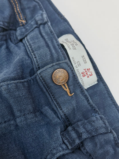 Zara Baby Boy Dark Wash Skinny Jeans 2-3Y