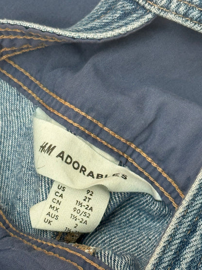 H&M Adorables Denim Overalls 2T