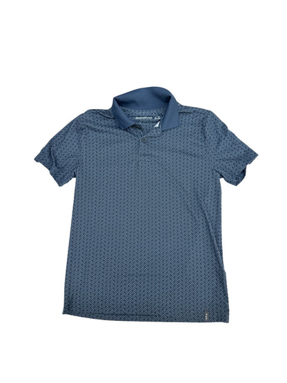 Abercrombie Kids Navy Geo Print Polo 9/10
