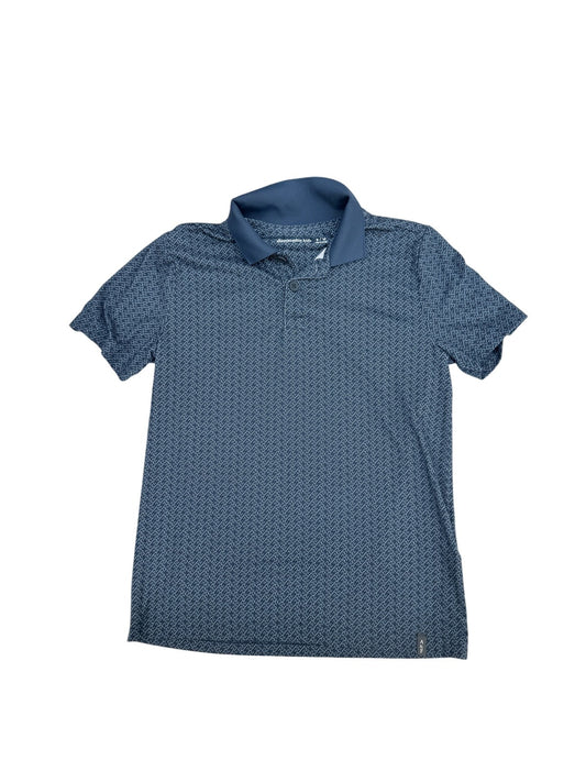 Abercrombie Kids Navy Geo Print Polo 9/10