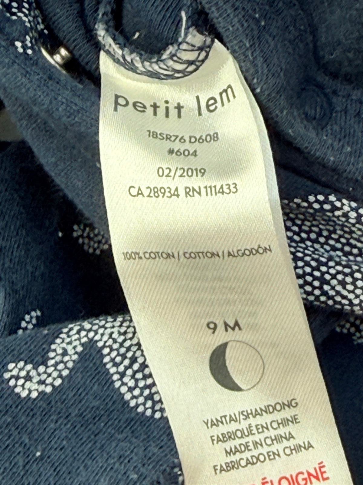 Petit Lem Dinosaur Footed Sleeper 9M