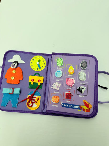 Mermaid Busy Book Montessori Learning Toy