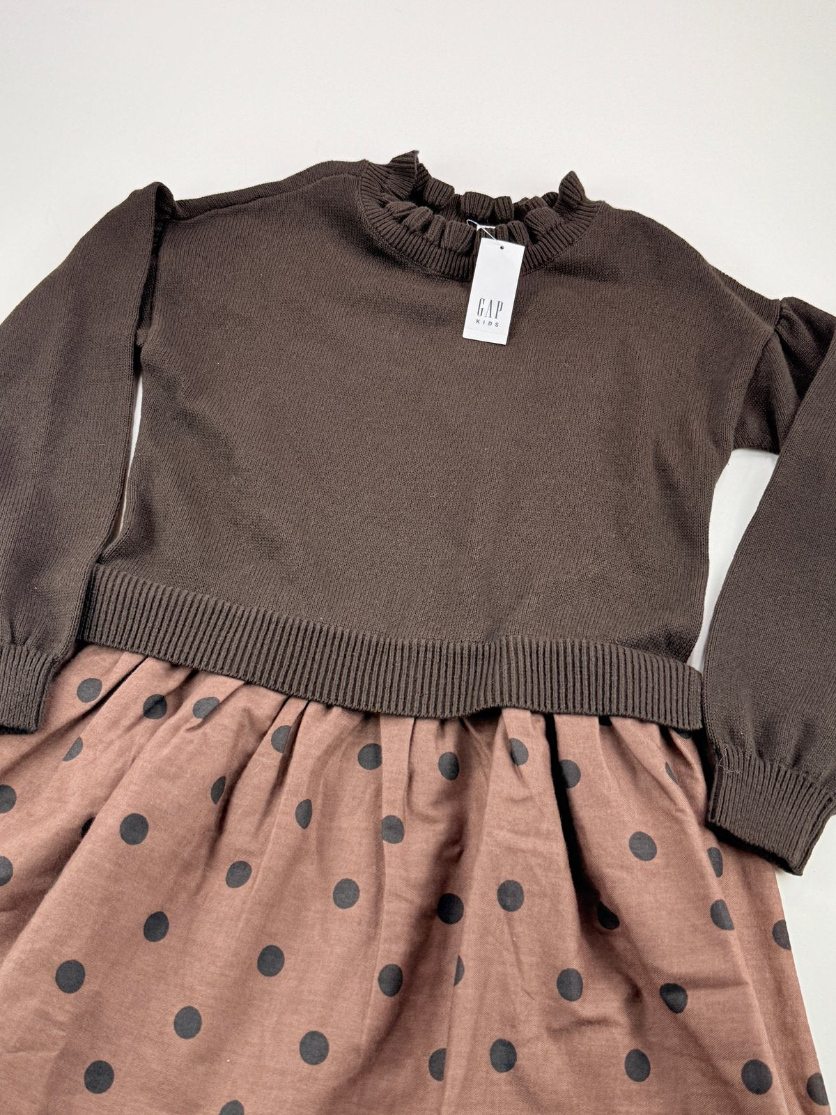 NWT - Gap Kids Polka Dot Dress Size 6-7