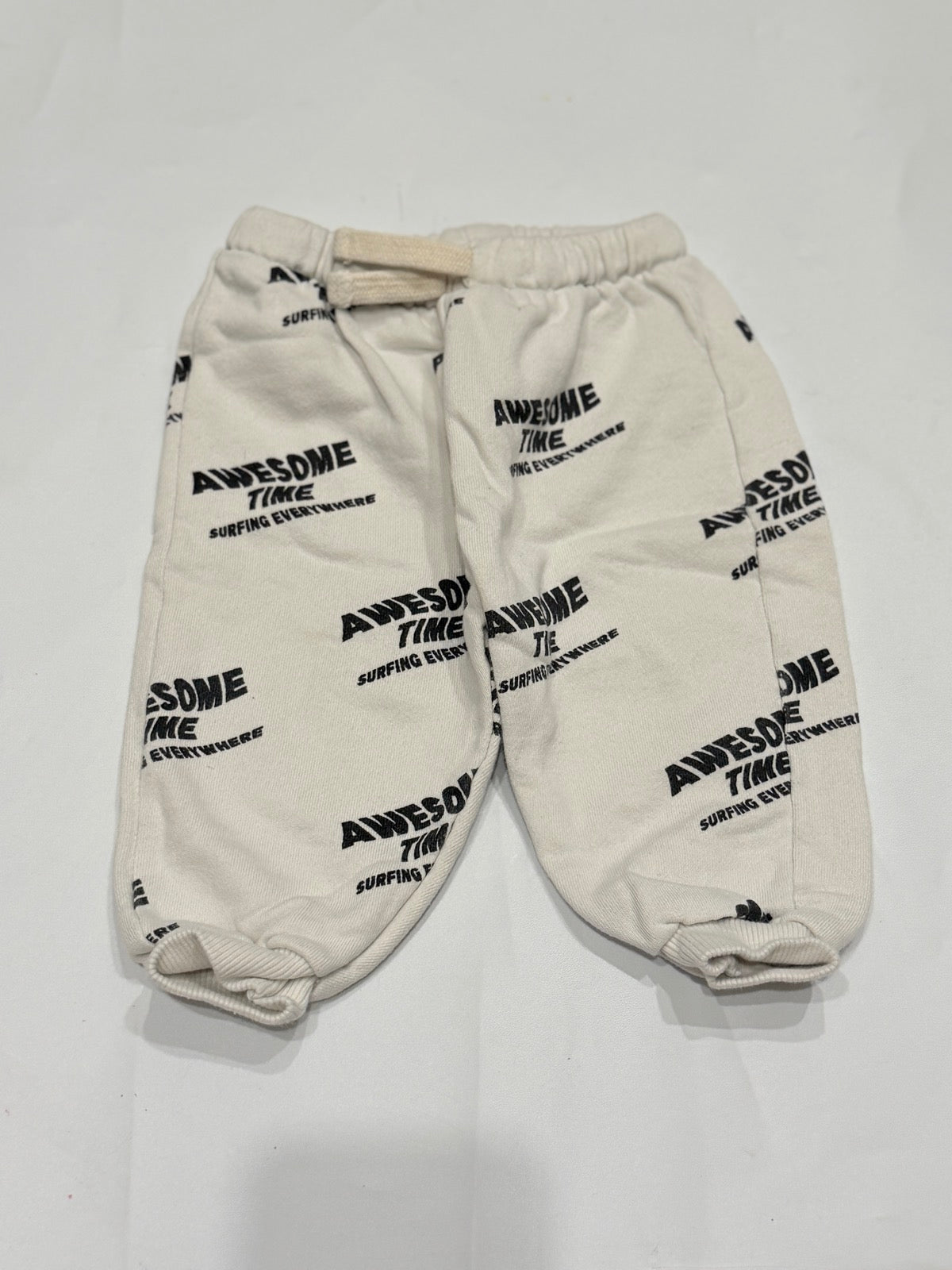 Zara Awesome Time Surfing Everywhere Jogger Pants 9-12m