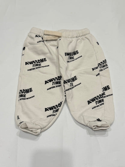 Zara Awesome Time Surfing Everywhere Jogger Pants 9-12m