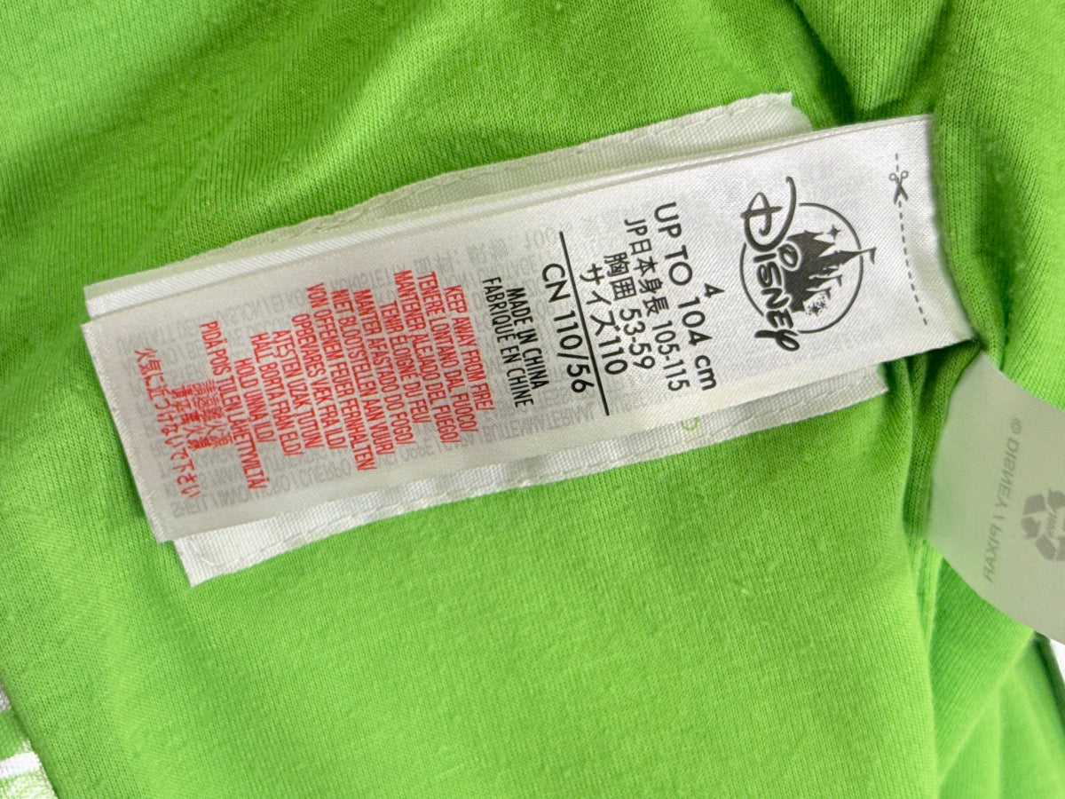Disney Buzz Lightyear Raincoat Jacket Size 4