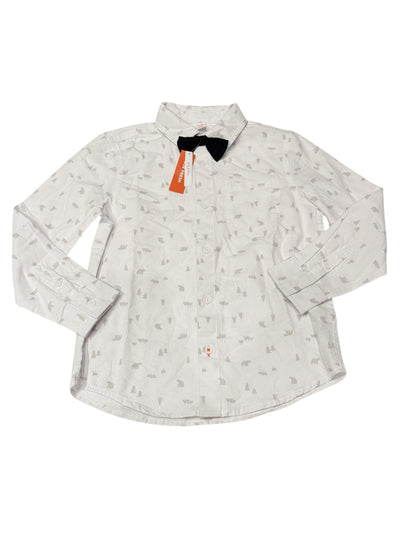 Joe Fresh Bear Print Shirt & Bow Tie Set 7-8