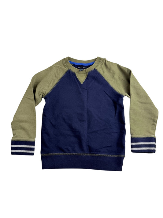 French Toast Navy Olive Raglan Sweatshirt Size 5