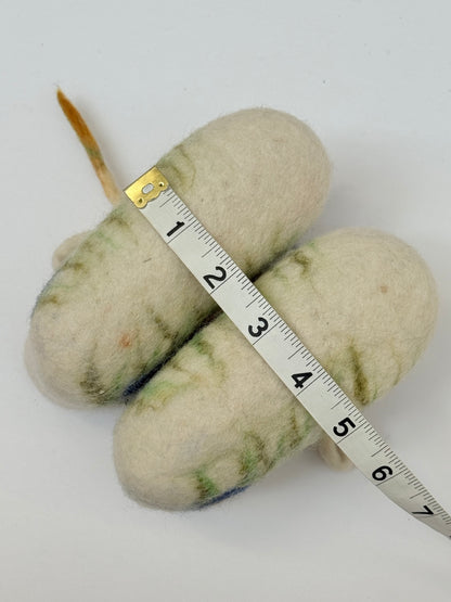 Felted Merino Wool Baby Booties Handmade