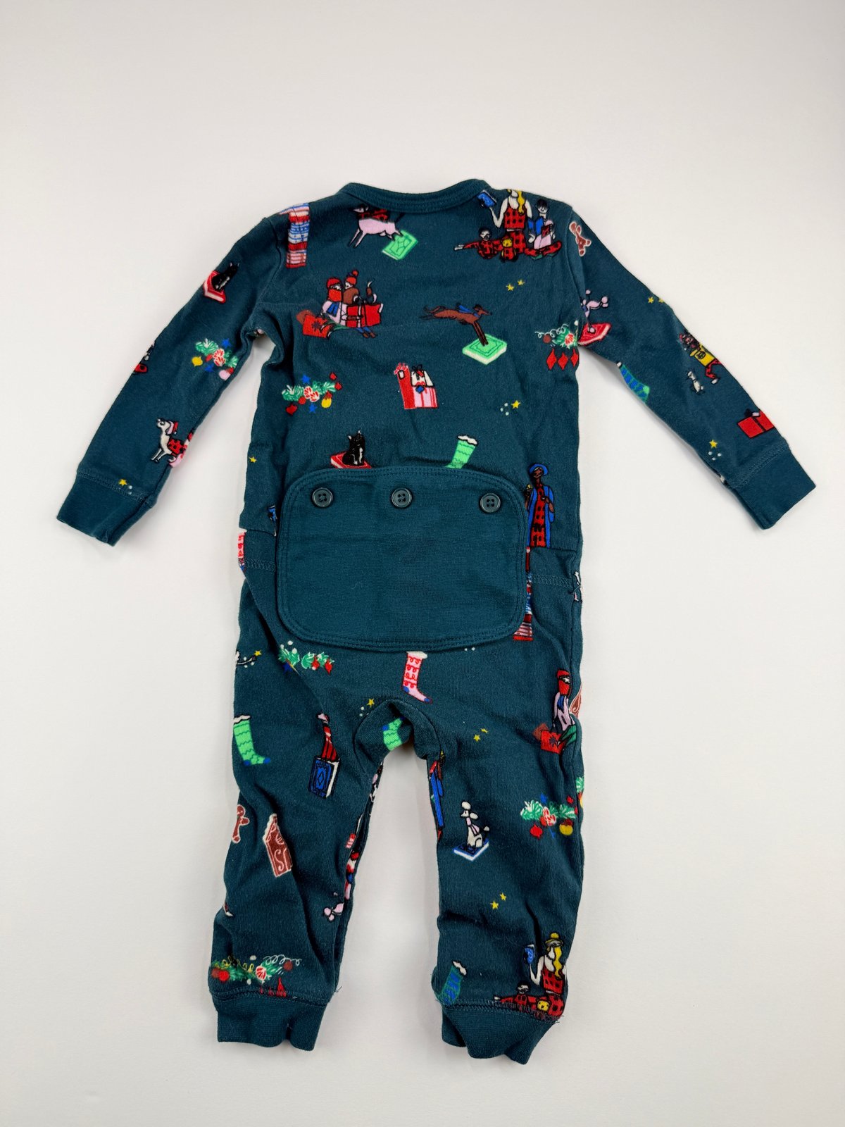 Vincent Moustache Christmas Print Pajamas