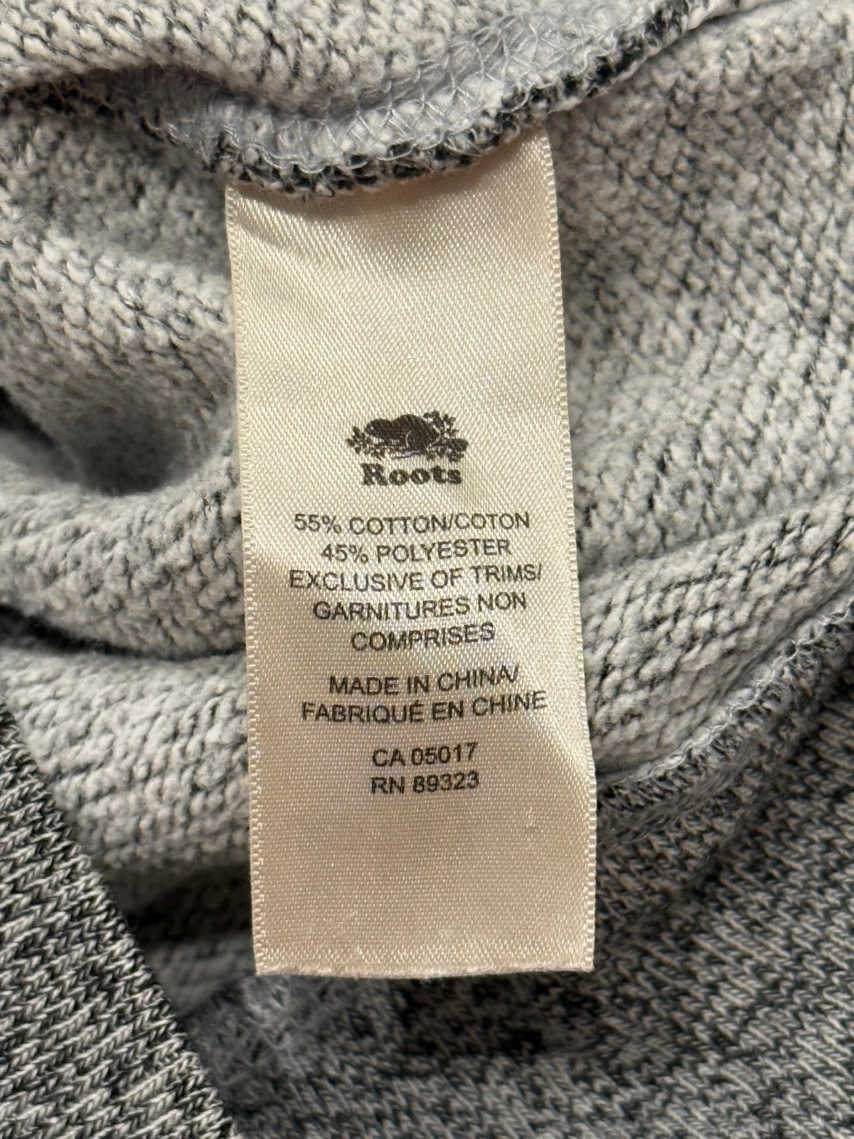 Roots Baby Gray Zip Hoodie 12-18M