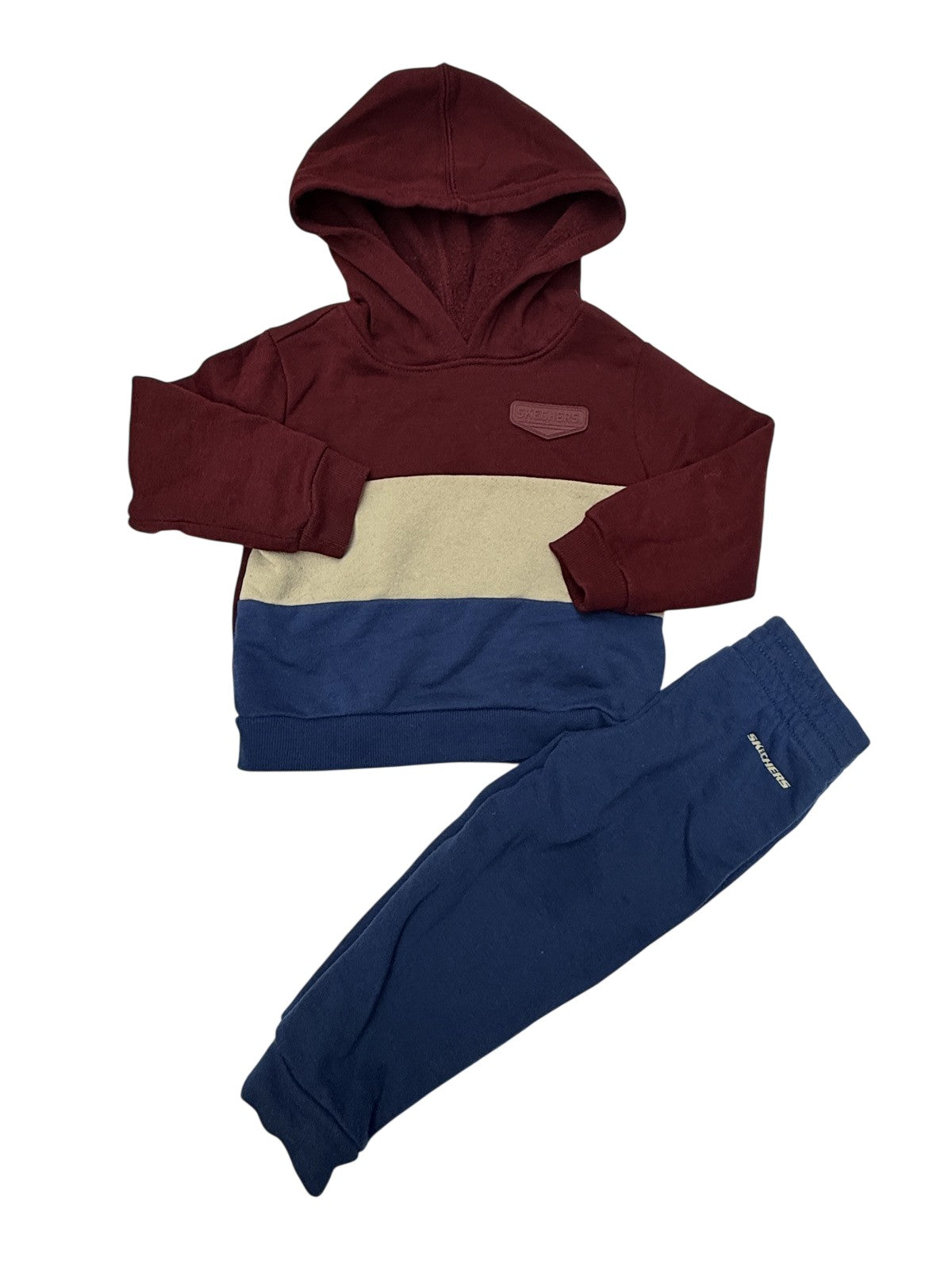 Skechers Colorblock Hoodie Jogger Set 24M