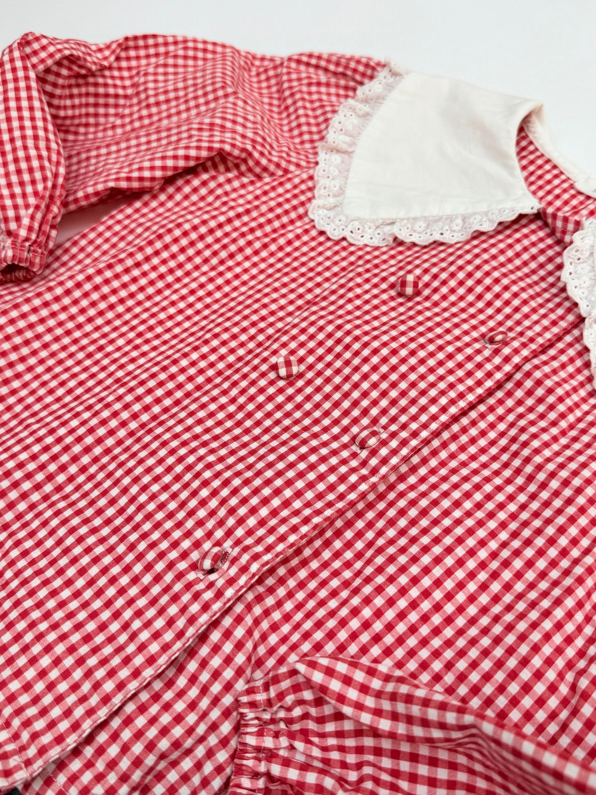 Babyzoo Gingham Bonjour Blouse Size 10
