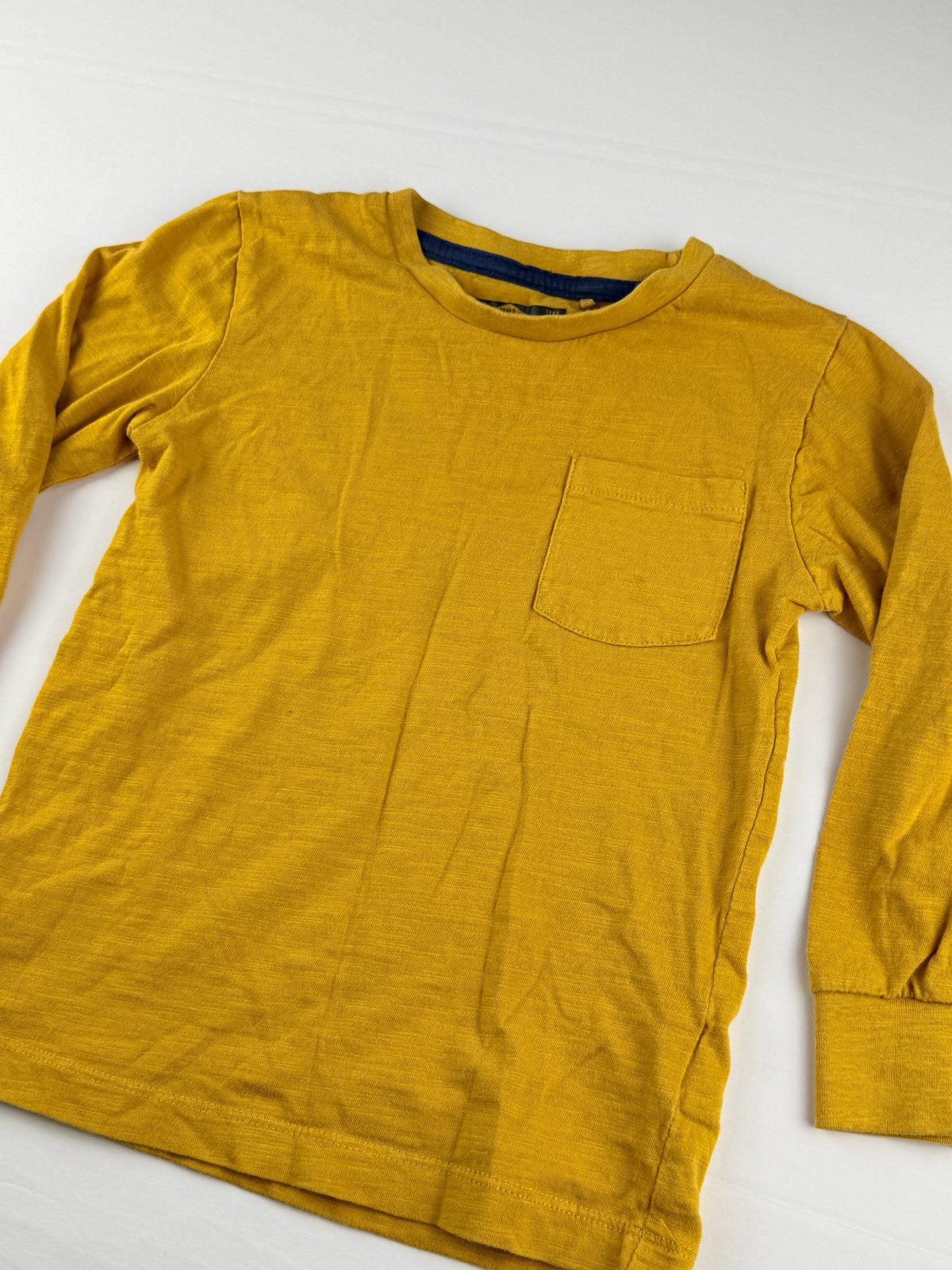 Next Mustard Yellow Long Sleeve T-Shirt Size 3-4Y