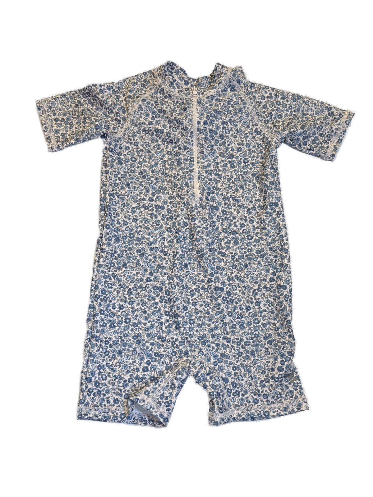 Wheat Floral Swimsuit UPF 40+ Size 6Y