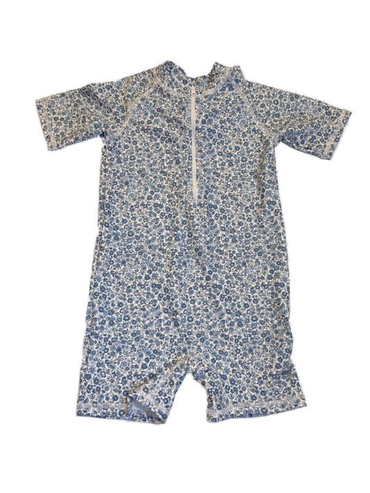 Wheat Floral Swimsuit UPF 40+ Size 6Y