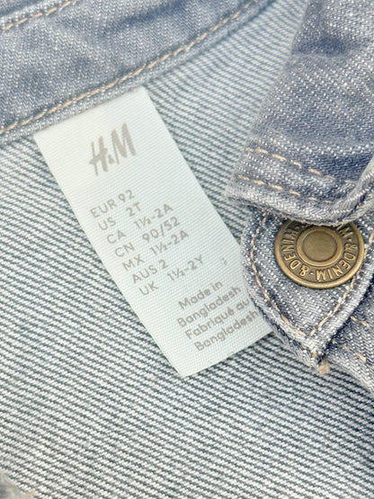 H&M Gray Denim Shirt 2T