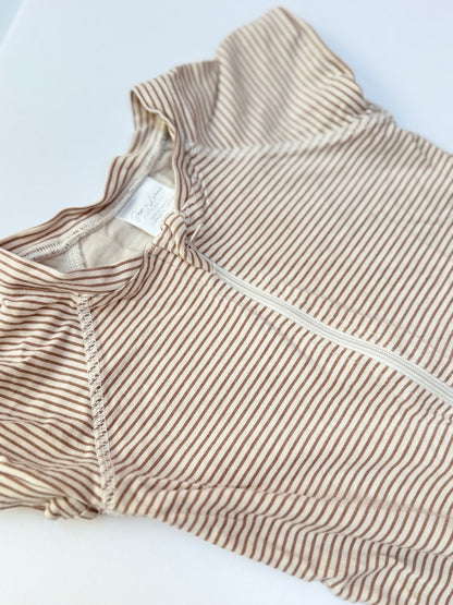 Jage + Lennon Striped Zip Romper 18-24M