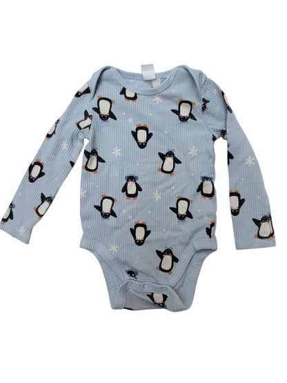 Old Navy Penguin Print Bodysuit 12-18M